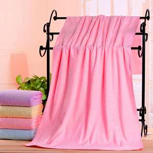 Serviette de plage douce en microfibre biologique 150G à motif EF, séchage rapide, très absorbante, 140x70cm, pour hôtel, vente en gros - Product Image 3
