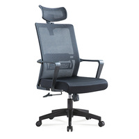 Chaise de bureau pivotante moderne et confortable avec appui-tête réglable, dossier en maille respirante, fonction de levage, couleur personnalisable, idéale pour la salle de sport