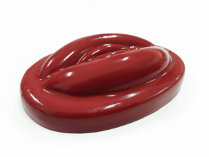 Látex Natural Fetiche Coño Rojo #5 Molde Sexy Vagina Vestido Accesorios para Mujeres Sexo Ropa de Látex - Product Image 3