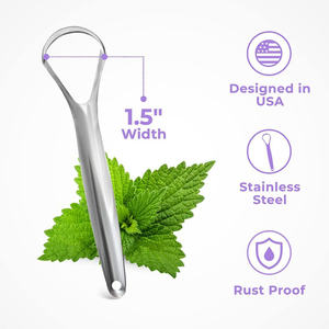 Limpiadores de Lengua Profesionales de Acero Inoxidable, Mejoran el Mal Aliento, Raspador de Lengua, Herramienta de Cuidado Bucal para Adultos y Niños - Product Image 4