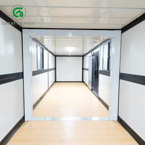 Customized Foldable Container House with Pitched Roof Home Connect Outdoor House Coffee <strong>Shope</strong> Cheap Prefabricated Houses - Product Image 5