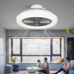 Ventilatore da soffitto a Led intelligente da 220V per soggiorno con controllo App moderno a basso rumore con luce e telecomando