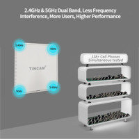 TiNCAM Gigabit 2,4G/5G techo Wifi 6 AP inalámbrico 3000Mbps banda Dual compatible con POE Punto de Acceso de montaje en techo CPE al aire libre