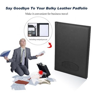 Cartella in pelle <span class=keywords><strong>A4</strong></span> per cartelle di lavoro in formato <span class=keywords><strong>A4</strong></span> con curriculum e porta carte - Product Image 2