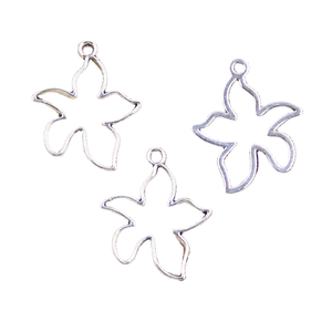925 Sterling Silver Summer White Silver Starfish Beach Handmade Brass Unisex Jewelry Pendant Party <b>Gift</b> Pendant Necklace Bulk - Product Image 1