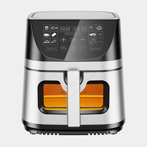 Nueva Freidora de Aire Digital de Acero Inoxidable 2025 con Doble Cesta de 8L y 12L, Ventana y Calefacción, Freidora de Aire Profunda - Product Image 2
