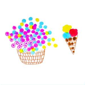 قلم تلوين نقطي غير سام قابل للغسل، قلم بينجو بسن 10 مم وسعة 20 مل، أدوات رسم وتلوين للأطفال - Product Image 6