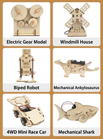 Kit de Manualidades de Madera 3D Hecho a Mano para Educación Científica en Escuelas Primarias, Invención DIY, Creatividad Infantil, Set de Física