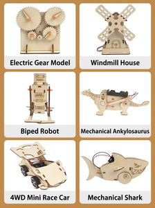 Kit d'artisanat miniature fait main pour l'éducation scientifique des écoles primaires, invention en bois DIY pour la créativité des enfants, ensemble de physique - Product Image 3