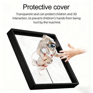 45cm～70cm OEM ODM対応 ホログラフィックファン ビジネスボード スクエアカバー付き 3D LEDディスプレイ ホログラムファン - Product Image 3