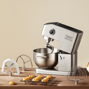 เครื่องผสมอาหารแบบตั้งโต๊ะ 7 ลิตร สแตนเลส 550 วัตต์ 11 ระดับความเร็ว หัวเอียง สำหรับใช้ในเชิงพาณิชย์และครัวเรือน - Product Image 5