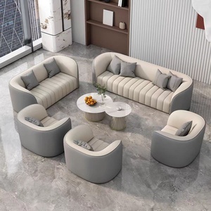 Bộ ghế sofa và giường sang trọng kiểu Ý dành cho sảnh khách sạn cao cấp, văn phòng & khu vực tiếp khách căn hộ nhỏ, dùng cho khu vực tiếp khách hoặc nghỉ ngơi. - Product Image 2