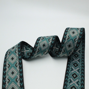 Ruban Jacquard Poly-Nylon à Rayures Chevron et Pois Polyvalent pour Sangles de <span class=keywords><strong>Guitare</strong></span> et Accessoires d'Instruments de Musique - Product Image 2