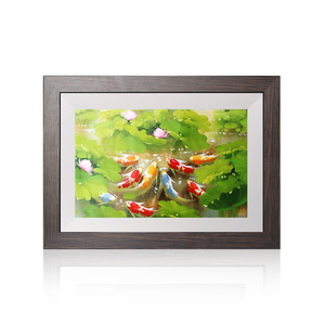 10.1 Inch Smart Wifi Houten Digitale Fotolijst Speelt Avi & Mp4 <span class=keywords><strong>Video</strong></span> 'S & Mp3 Audio Met Lcd Klok Functie Ons Plug - Product Image 2