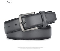 Nouvelle ceinture pour homme 2026 en cuir de vachette véritable, de luxe, formelle, rétro, décontractée, avec boucle à ardillon en alliage
