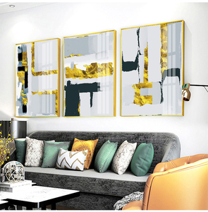 Khách sạn tác phẩm nghệ thuật tường bức tranh vải khung hiện đại bức tranh Trừu Tượng nghệ thuật tùy chỉnh in tùy chỉnh thiết kế Polyester Vải 100pcs - Product Image 3