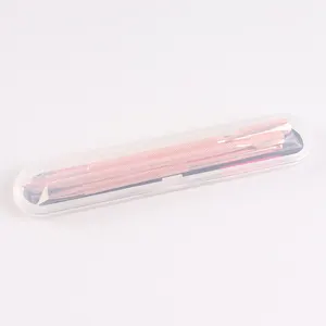 FAIBLE QUANTITÉ MINIMALE DE COMMANDE ongles uv gel enlever 3 pièces en acier inoxydable or rose cuticule poussoir