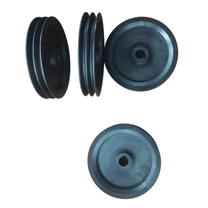 Polea de motor de hierro fundido de ranura única para correa en V, 200 mm, para transmisión de generador, uso OEM de alta resistencia - Product Image 1