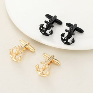 Nuovi Gemelli a Forma di Ancora, Accessori Moda Unici per Uomo, per Fidanzamento, Natale, Matrimonio e Feste - Product Image 3
