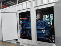 Générateur au gaz naturel à sortie stable 500kW 600kW 650kW 700kW 800kW, type silencieux en conteneur