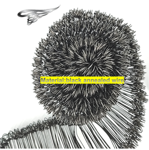 Vòng lặp Tie dây phụ kiện kim loại vật liệu xây dựng hệ thống phần cứng sắt mạ kẽm đôi vòng lặp Tie dây thép cây Tie dây - Product Image 2