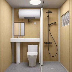 บ้านสำเร็จรูปแบบโมดูลาร์ที่สร้างขึ้นอย่างรวดเร็วทันสมัย พร้อมห้องน้ำและห้องนอน ใช้พลังงานแสงอาทิตย์ เหมาะสำหรับร้านค้า รับประกัน 5 ปี - Product Image 5