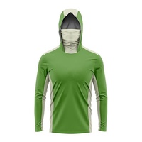 Veste de pêche personnalisée Verdant Strokes avec capuche, chemise à manches longues, camouflage rose, protection UV, vêtements de pêche unis pour hommes, grande taille