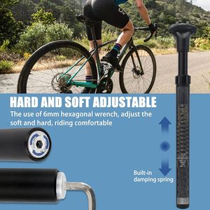 ZOOM - <span class=keywords><strong>Tija</strong></span> de sillín de suspensión ultraligera y duradera de aleación de aluminio de 350 mm <span class=keywords><strong>con</strong></span> abrazadera ajustable de 14 mm para ciclismo - Product Image 2