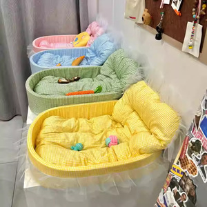 Cama Universal para Mascotas de Cuatro Estaciones, Cama Transpirable para Perros y Gatos, para Dormir Profundamente en Invierno - Product Image 1