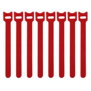 12x150 मिमी स्व-चिपकने वाला डबल पक्षीय नायलॉन फायरप्रूफ बैक-टू-बैक हुक और लूप केबल संबंध घर कार्यालय कक्षा संगठन के लिए - Product Image 1