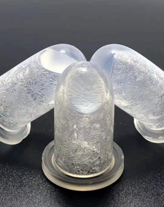 12mm高品質化粧品ロゴ型、魚と花のテクスチャ入りリップスティックシリコンモールド、カスタマイズ可能、中国製 - Product Image 3