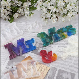 แม่พิมพ์ซิลิโคนกระจก H005แบบ <span class=keywords><strong>DIY</strong></span> แม่พิมพ์กาวเรซินแบบหยดคริสตัลเครื่องประดับตัวอักษรทำแม่พิมพ์คำภาษาอังกฤษ - Product Image 2