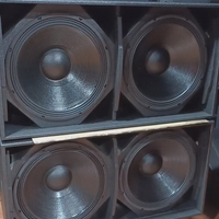 Double subwoofer de 18 pouces subwoofer puissance nominale de 1200w S-218 haut-parleur subwoofer de 18 pouces pour les grands événements