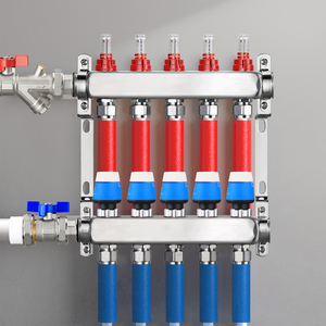 SANIPRO ventes directes d'usine <span class=keywords><strong>collecteur</strong></span> de <span class=keywords><strong>chauffage</strong></span> par le <span class=keywords><strong>sol</strong></span> en acier inoxydable séparateur d'eau de débitmètre de valeur flottante visuelle - Product Image 2