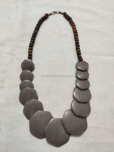 Collar de 3 capas con cuentas de vidrio Cordones negros Perla de diamante en forma de corazón Regalos de estilo lindo religioso Fiestas Tipo de cadenas de hebra - Product Image 6