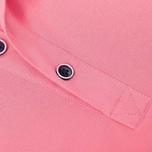 Venta al por mayor de ropa deportiva informal con logotipo personalizado Jersey de alta calidad Impresión Digital Color bloqueo polar estampado hombres Polo camiseta - Product Image 5