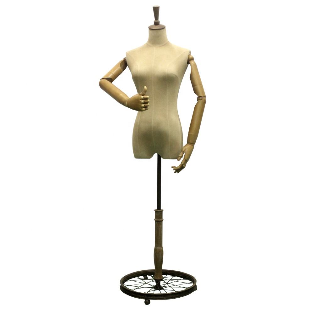Bras De Mannequin En Bois Et Plastique, Modèle De Bras Flexible, Utilisé Pour Correspondre Au Présentoir De Mannequin (bras Mâle Bras Femelle) 1-3 Years Old Model Arms Silver Solid Wood Model