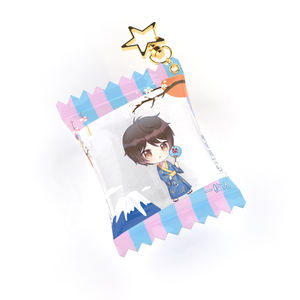 Llavero con diseño personalizado de dibujos animados, bolsa de caramelos con encanto, inflable, de Anime, con agitadores pequeños - Product Image 4