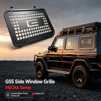 Rejilla Protectora para Ventanas Laterales Todoterreno para W463 G Wagon 2008-2018, Red Protectora Multifuncional para Ventanas Exteriores para G63, Pieza de Repuesto para Automóvil