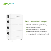 Modul Baterai Dyness T14 IP54 384v 15kwh Tegangan Tinggi Lifepo4 HV Penyimpanan Energi Surya Cocok untuk Berbagai Inverter