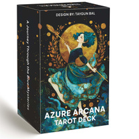 Impression de cartes de tarot OEM personnalisées, imprimées en offset sur carton avec finition vernie pour jeux de société