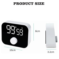 Großer Display-Küchentimer mit Magnetischer Rückseite, 99 Minuten 59 Sekunden Countdown-Timer für Zuhause, Büro und Studium