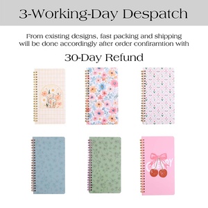 <span class=keywords><strong>Agenda</strong></span>/Organizador Semanal A5 Delgada de Hojas Sueltas con Espiral de 6 Colores, Recién Lanzada por Hongbo, Estética y Portátil - Product Image 3