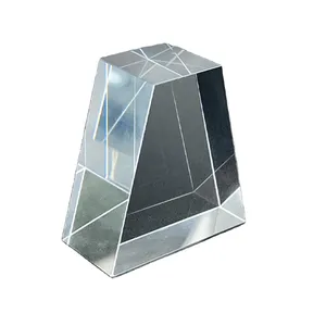 Трапециевидный кристаллический световод BK7 K9 сапфировый кварц прозрачный или с фильтром 530 нм 550 нм 560 нм 610 нм 640 нм 690 нм 950 нм 1200 нм