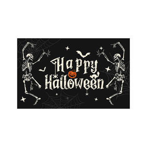 Alfombra decorativa de calavera de Halloween, rectangular, de tierra de diatomeas, para baño, fácil de limpiar - Product Image 3