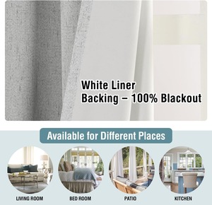 Hiện đại phong cách Mỹ rắn màn rèm cửa 30 + mô hình chống cháy dệt kỹ thuật 30 + vải trang trí bệnh viện bóng râm - Product Image 4