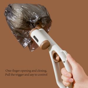 Pençe kapmak ile köpek kaka torbası tutucu dağıtıcı, taşınabilir Pet atık toplama aracı, açık yürüyüş için tasma eki - Product Image 5