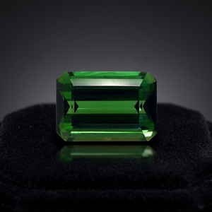 Tourmaline verte naturelle taille octogonale 6x8mm, certifiée IGI, haute qualité, pierre précieuse facettée en vrac, 1,50 carat, prix de gros - Product Image 3