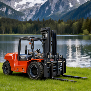 CE/ISO-gecertificeerde grote heftruck containerheftruck 10 ton capaciteit diesel heftruck - Product Image 4