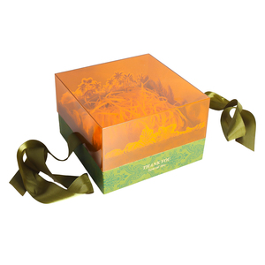 Boîte cadeau à couverture rigide pour festivals et fêtes d'anniversaire Boîtes rigides de 2mm avec stratification brillante Impression couleur transparente - Product Image 4